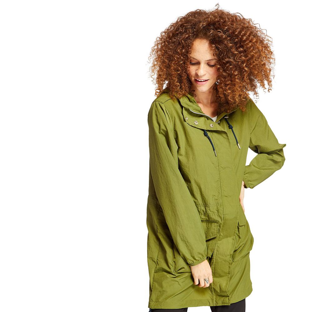 Parka Timberland Argentina Mujer - Lightweight Parka - Verde Oliva - DQBGVW-517